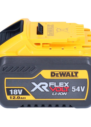 DeWalt 2x Akumulatory DCB 548 18 V / 54 V max. 12 Ah / 12000 mAh Li-Ion XR FLEXVOLT - z wskaźnikiem poziomu naładowania