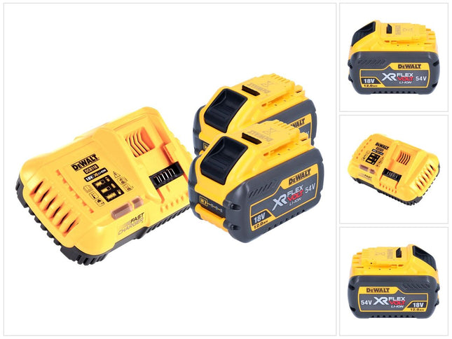 Zestaw startowy akumulatorów DeWalt DCB 118 Y2 18 V / 54 V 2x akumulator XR FLEXVOLT 12 Ah + ładowarka