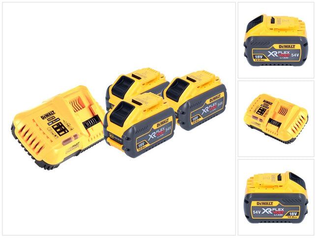 Zestaw startowy akumulatorów DeWalt DCB 118 Y3 18 V / 54 V 3x akumulator XR FLEXVOLT 12 Ah + ładowarka