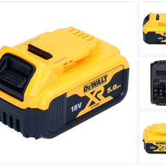 Gebraucht DeWalt DCB 184 Akkupack 18 V 5 0 Ah 5000 mAh XR Li Ion Akku mit Ladestandanzeige 1 - toolbrothers