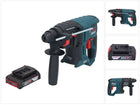 Bosch GBH 18V-21 Taladro percutor inalámbrico profesional 18 V 2,0 J SDS plus sin escobillas + 1x batería 2,0 Ah - sin cargador