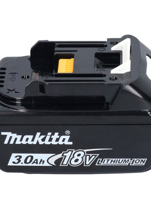 Juego de baterías Makita 10x BL 1830 B 18 V 3,0 Ah / 3000 mAh Li-Ion (10x 197599-5) con pantalla LED - original, no una réplica