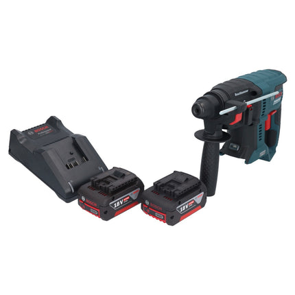 Bosch GBH 18V-21 Professional akumulatorowa wiertarko-wkrętarka 18 V 2,0 J SDS plus Brushless + 2x akumulator 4,0 Ah + ładowarka