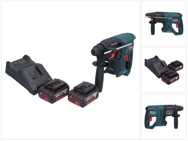 Bosch GBH 18V-21 Professional akumulatorowa wiertarko-wkrętarka udarowa 18 V 2,0 J SDS plus Brushless + 2x akumulator 5,0 Ah + ładowarka