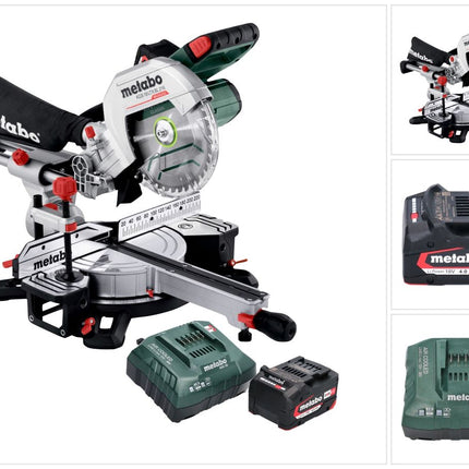 Metabo KGS 18 LTX BL 216 Akku Kappsäge 18 V 216 mm Brushless ( 614216920 ) + 1x Akku 4,0 Ah + Ladegerät