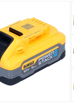 DeWalt DCBP 518 Batterie Powerstack 18 V 5,0 Ah / 5000 mAh XR Li-Ion - avec indicateur de charge