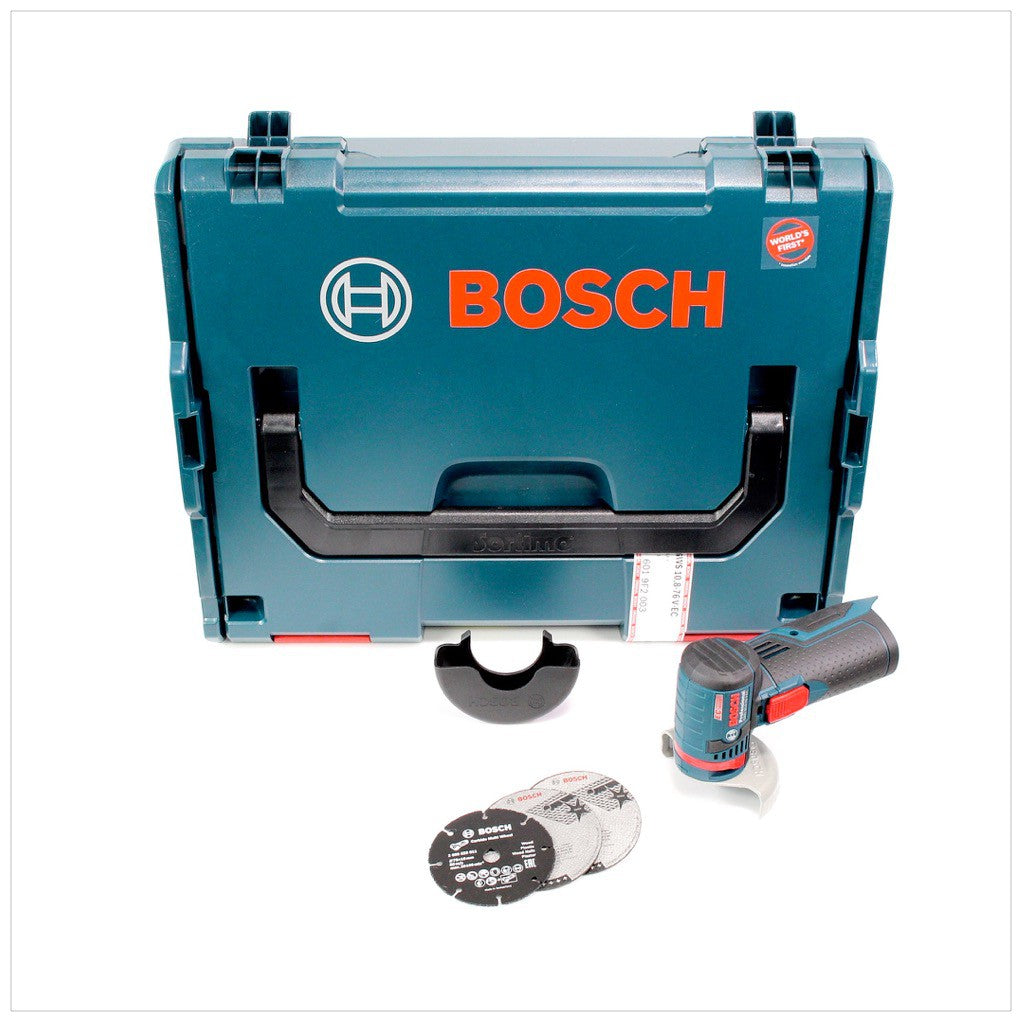 Bosch GWS 10,8-76 V-EC akumulatorowa szlifierka kątowa 10,8V ( 06019F2003 ) 76mm Solo w L-Boxx - bez akumulatora, bez ładowarki
