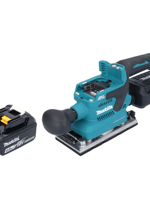 Makita DBO 382 M1 Akku Schwingschleifer 18 V 93 x 185 mm Brushless + 1x Akku 4,0 Ah - ohne Ladegerät