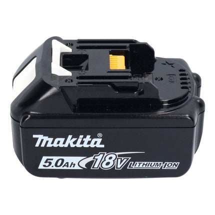 Makita DBO 382 T1J akumulatorowa szlifierka oscylacyjna 18 V 93 x 185 mm bezszczotkowa + 1x akumulator 5,0 Ah + Makpac - bez ładowarki