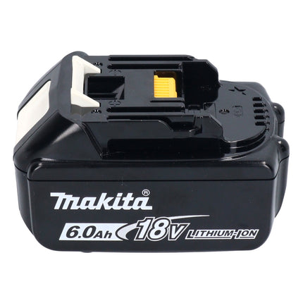 Makita DBO 382 G1J akumulatorowa szlifierka oscylacyjna 18 V 93 x 185 mm bezszczotkowa + 1x akumulator 6,0 Ah + Makpac - bez ładowarki