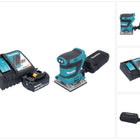 Makita DBO 484 RM1 akumulatorowa szlifierka oscylacyjna 18 V 112 x 102 mm + 1x akumulator 4,0 Ah + ładowarka