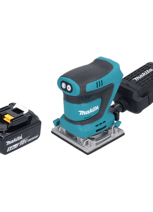 Makita DBO 484 T1 Ponceuse vibrante sans fil 18 V 112 x 102 mm + 1x batterie 5,0 Ah - sans chargeur