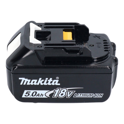 Makita DBO 484 T1 akumulatorowa szlifierka oscylacyjna 18 V 112 x 102 mm + 1x akumulator 5,0 Ah - bez ładowarki
