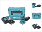 Makita DBO 484 RT1J Ponceuse vibrante sans fil 18 V 112 x 102 mm + 1x batterie 5,0 Ah + chargeur + Makpac