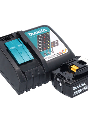 Makita DBO 484 RT1J Ponceuse vibrante sans fil 18 V 112 x 102 mm + 1x batterie 5,0 Ah + chargeur + Makpac