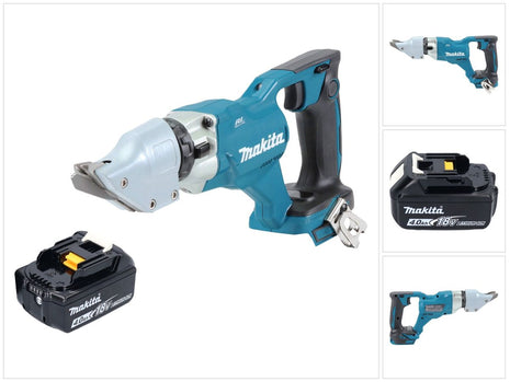 Makita DJS 200 M1 Cisaille à tôle sans fil 18 V 2,0 mm Brushless + 1x batterie 4,0 Ah - sans chargeur