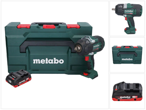 Metabo SSW 18 LTX 1450 BL Visseuse à choc sans fil 18 V 1450 Nm Brushless + 1x batterie 4,0 Ah + metaBOX - sans chargeur