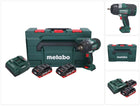 Metabo SSW 18 LTX 1450 BL akumulatorowy klucz udarowy 18 V 1450 Nm bezszczotkowy + 2x akumulator 4,0 Ah + ładowarka + metaBOX