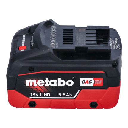 Metabo SSW 18 LTX 1450 BL akumulatorowy klucz udarowy 18 V 1450 Nm bezszczotkowy + 1x akumulator 5,5 Ah + metaBOX - bez ładowarki