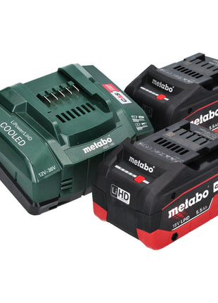 Metabo SSW 18 LTX 1450 BL akumulatorowy klucz udarowy 18 V 1450 Nm ( 602401660 ) bezszczotkowy + 2x akumulator 5,5 Ah + ładowarka + metaBOX