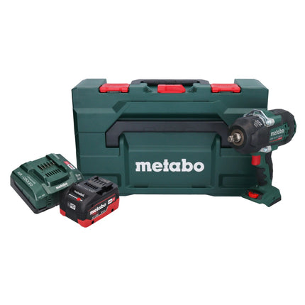 Metabo SSW 18 LTX 1450 BL akumulatorowy klucz udarowy 18 V 1450 Nm bezszczotkowy + 1x akumulator 8,0 Ah + ładowarka + metaBOX
