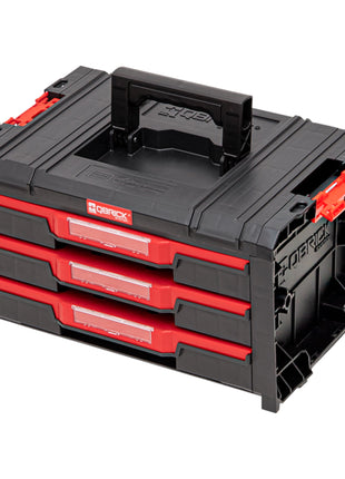 Qbrick System PRO Drawer 3 Toolbox 2.0 Expert empilable 450 x 310 x 244 mm 3x 4,5 l IP54 avec trois tiroirs 21 inlays