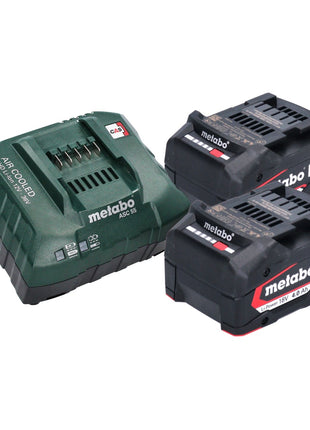 Metabo MS 18 LTX 15 scie sans fil 18 V 15 cm 5 m/s + 2x batterie 4,0 Ah + chargeur