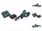 Metabo MS 18 LTX 15 scie sans fil 18 V 15 cm 5 m/s + 1x batterie 4,0 Ah + chargeur