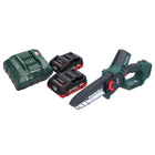 Metabo MS 18 LTX 15 scie sans fil 18 V 15 cm 5 m/s + 2x batterie 4,0 Ah + chargeur