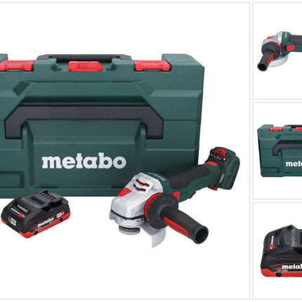 Metabo WVB 18 LTX BL 15-125 Szybka akumulatorowa szlifierka kątowa 18 V 125 mm bezszczotkowa + 1x akumulator 4,0 Ah + metaBOX - bez ładowarki