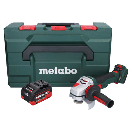Metabo WVB 18 LTX BL 15-125 Szybka akumulatorowa szlifierka kątowa 18 V 125 mm bezszczotkowa + 1x akumulator 8,0 Ah + metaBOX - bez ładowarki
