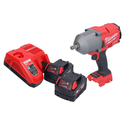 Milwaukee M18 FHIWF12-402 Akumulatorowy klucz udarowy 18 V 1356 Nm 1/2" bezszczotkowy + 2x akumulator 4,0 Ah + ładowarka