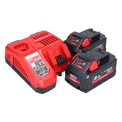 Milwaukee M18 FHIWF12-552 Akumulatorowy klucz udarowy 18 V 1356 Nm 1/2" bezszczotkowy + 2x akumulator 5,5 Ah + ładowarka