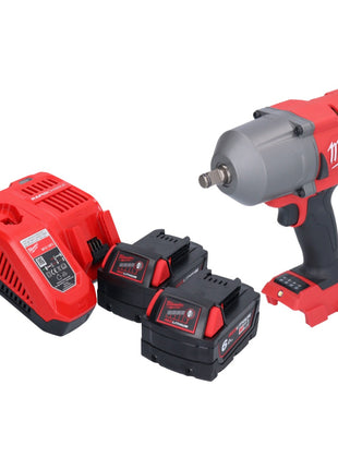 Milwaukee M18 FHIWF12-602 Akku Schlagschrauber 18 V 1356 Nm 1/2" Brushless + 2x Akku 6,0 Ah + Ladegerät