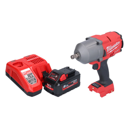 Milwaukee M18 FHIWF12-801 akumulatorowy klucz udarowy 18 V 1356 Nm 1/2" bezszczotkowy + 1x akumulator 8,0 Ah + ładowarka