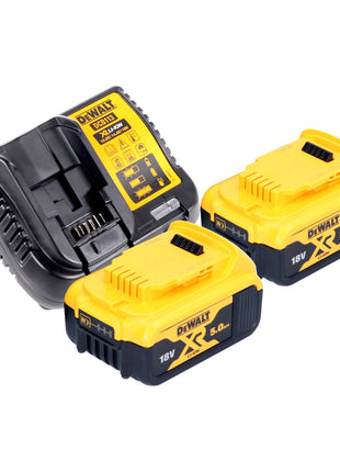 Perceuse-visseuse sans fil DeWalt DCD 800 P2T 18 V 90 Nm sans balais + 2x batteries 5,0 Ah + chargeur + TSTAK