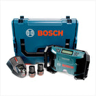 Bosch GML 10,8 V-LI Akku Radio in L-Boxx + 2 x GBA 10,8 V 2,5 Ah Akku + AL 1130 CV Schnelllader - Toolbrothers