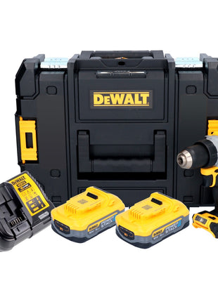 DeWalt DCD 800 H2T Akku Bohrschrauber 18 V 90 Nm Brushless + 2x Akku 5,0 Ah + Ladegerät + TSTAK