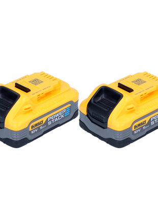 DeWalt Kit batterie DCBP 518 H2 2x batterie Powerstack 18 V 5,0 Ah / 5000 mAh XR Li-Ion - avec indicateur de charge