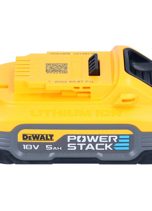 DeWalt Kit batterie DCBP 518 H2 2x batterie Powerstack 18 V 5,0 Ah / 5000 mAh XR Li-Ion - avec indicateur de charge