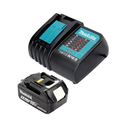 Akumulatorowy, przenośny ekspres do kawy Makita DCM 501 RT + 1x akumulator 5,0 Ah i ładowarka