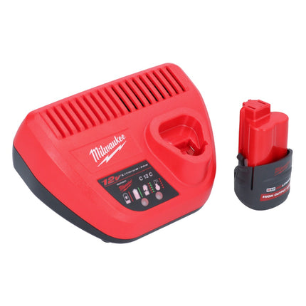 Wyrzynarka akumulatorowa Milwaukee M12 JS-251 12 V + 1x akumulator 2,5 Ah + ładowarka