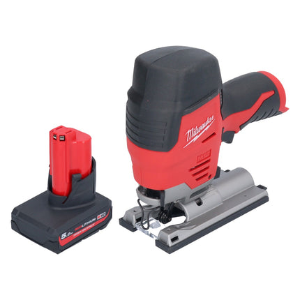 Wyrzynarka akumulatorowa Milwaukee M12 JS-501 12 V + 1x akumulator 5,0 Ah - bez ładowarki