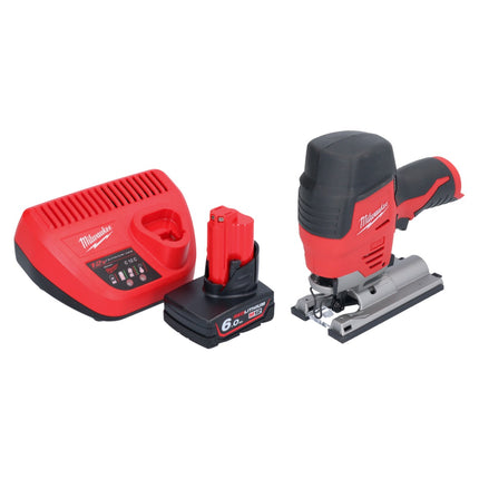 Wyrzynarka akumulatorowa Milwaukee M12 JS-601 12 V + 1x akumulator 6,0 Ah + ładowarka
