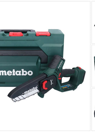 Metabo MS 18 LTX 15 scie à moteur sans fil 18 V 15 cm 5 m/s + 1x batterie 2,0 Ah + metaBOX - sans chargeur