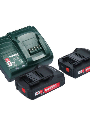 Metabo MS 18 LTX 15 scie sans fil 18 V 15 cm 5 m/s + 2x batterie 2,0 Ah + chargeur + metaBOX