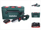 Metabo MS 18 LTX 15 Trononneuse sans fil 18 V 15 cm 5 m/s + 1x accu 4,0 Ah + metaBOX - sans kit de chargement