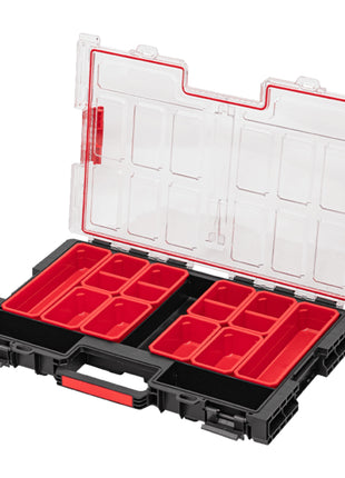 Qbrick System ONE Organizer L 2.0 empilable 531 x 379 x 77 mm 6 l IP 66 avec 10 inlays