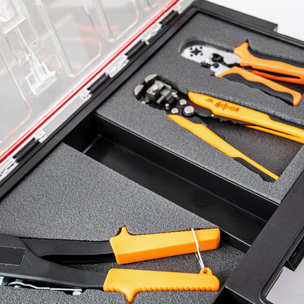 Qbrick System ONE Organizer L 2.0 MFI sztaplowany 531 x 379 x 77 mm 6 l IP66 z wkładem piankowym