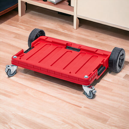 Qbrick System ONE Platforma transportowa RED ULTRA HD Wózek transportowy Deska na kółkach 745 x 510 x 180 mm
